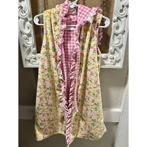 Sweet Honey Girls Swim Cover Up Size 8Y Floral Print